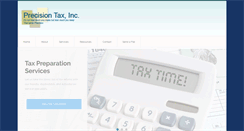 Desktop Screenshot of precisiontax.net